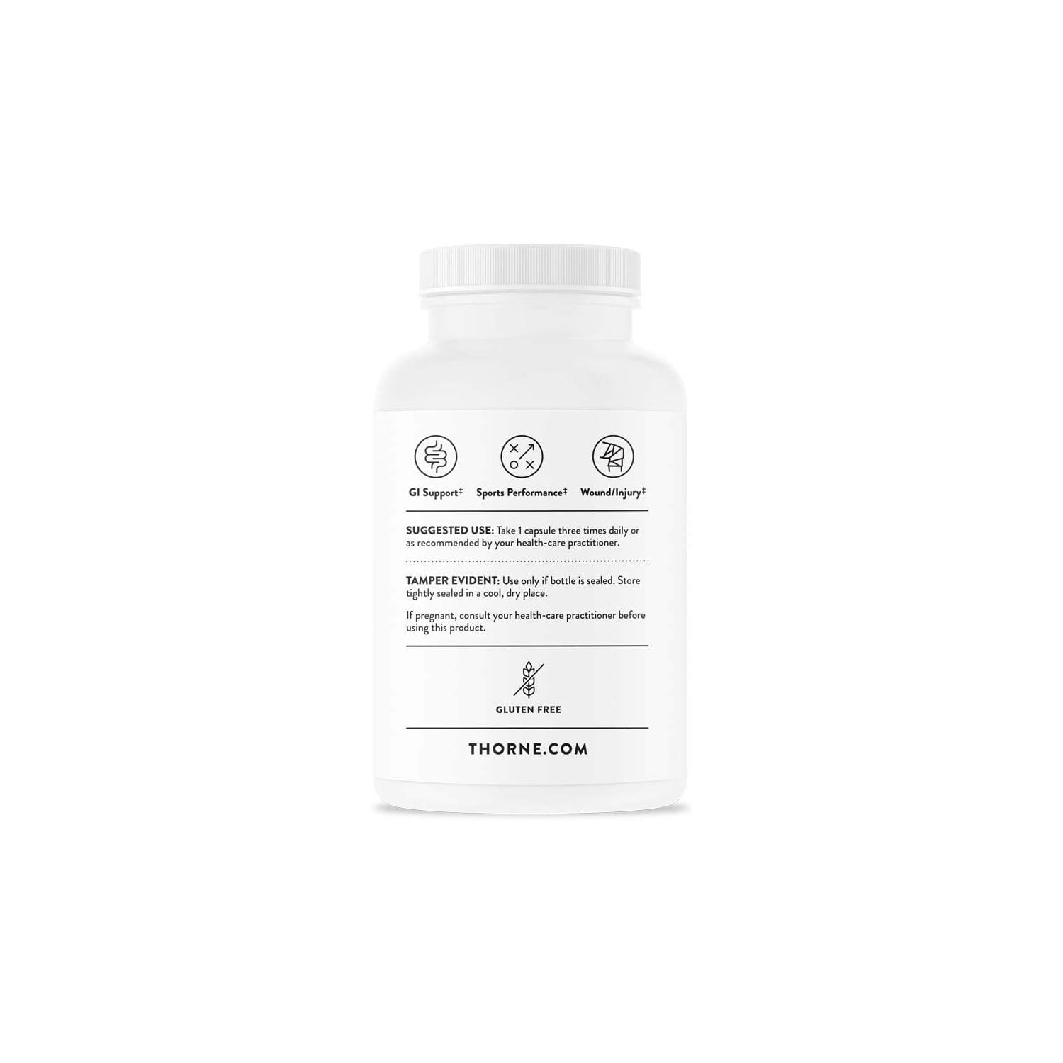 Thorne Research - L-Glutamine - Amino Acid Supplement for GI Health and Immune Function - 90 Capsules
