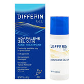 Acne Treatment Differin Gel, 90 Day Supply, Retinoid Treatment for Face with 0.1% Adapalene, Gentle Skin Care for Acne Prone Sensitive Skin, 45g Pump