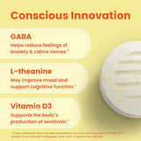 Neuro Calm & Clarity Mints (Honey Lemon), Bulk Bag (180 PCs)