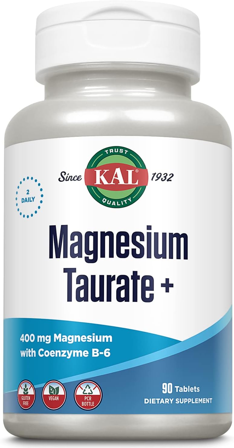 KAL® Magnesium Taurate Plus 400mg w Coenzyme B6