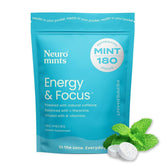 NeuroGum, NeuroMints, Energy & Focus, Peppermint, Bulk Bag, 180 PCs