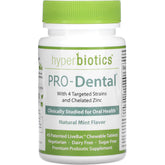 Hyperbiotics PRO-Dental Natural Mint Flavor 45 Chewable Tablets