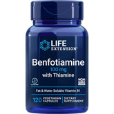 Life Extension Benfotiamine w Thiamine 120 vegetarian capsules