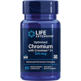 Life Extension Optimized Chromium with Crominex 3+ 500mcg Veg Cap, 60-Count