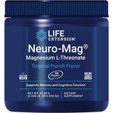 Life Extension Neuro-Mag Magnesium Threonate, Tropical Punch, 3.293 Ounce