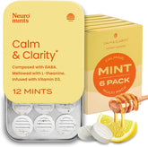 Neurogum NeuroMints Calm & Clarity Honey Lemon 72 Pieces