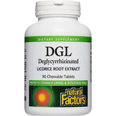 Natural Factors Dgl Chewable 400mg , 90 Chewable Tablets