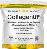 California Gold Nutrition CollagenUP Marine Collagen Hyaluronic Acid Vitamin C Unflavored 16 36 oz 464 g
