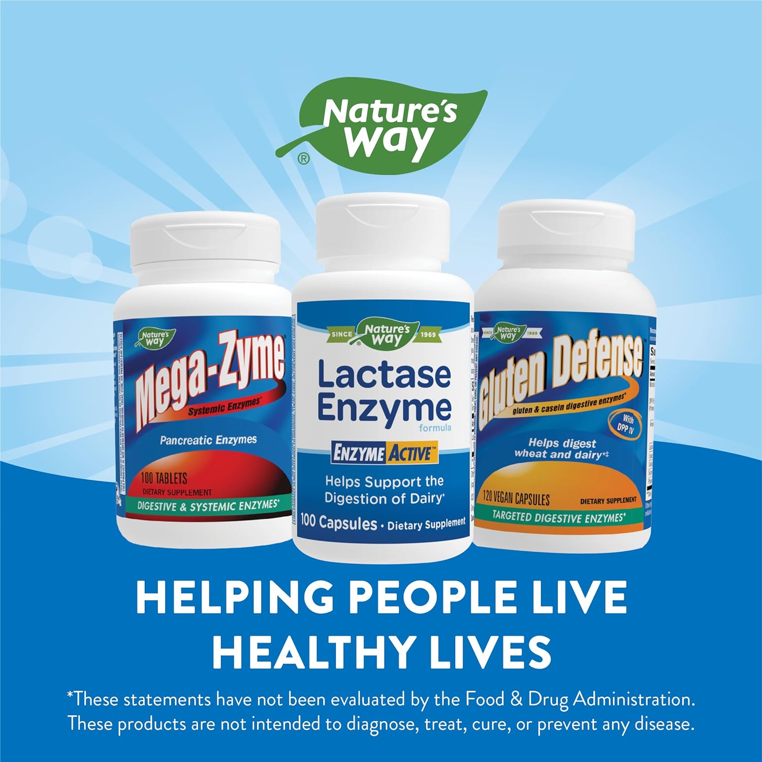 Nature's Way Lactase formula, Enzyme Active, 100 Capsules