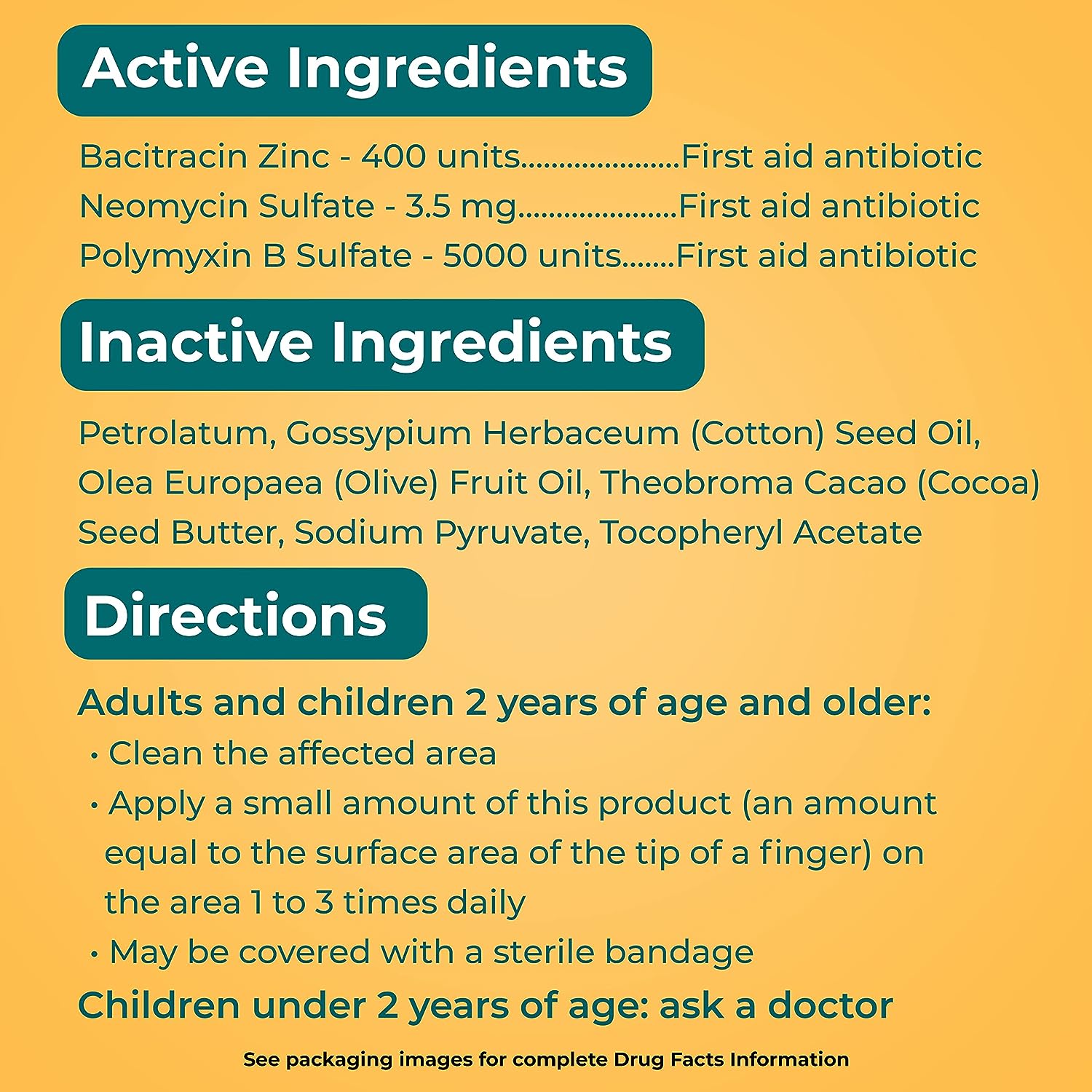 Neosporin Original Ointment For 24-hour Infection Protection, .5 Oz