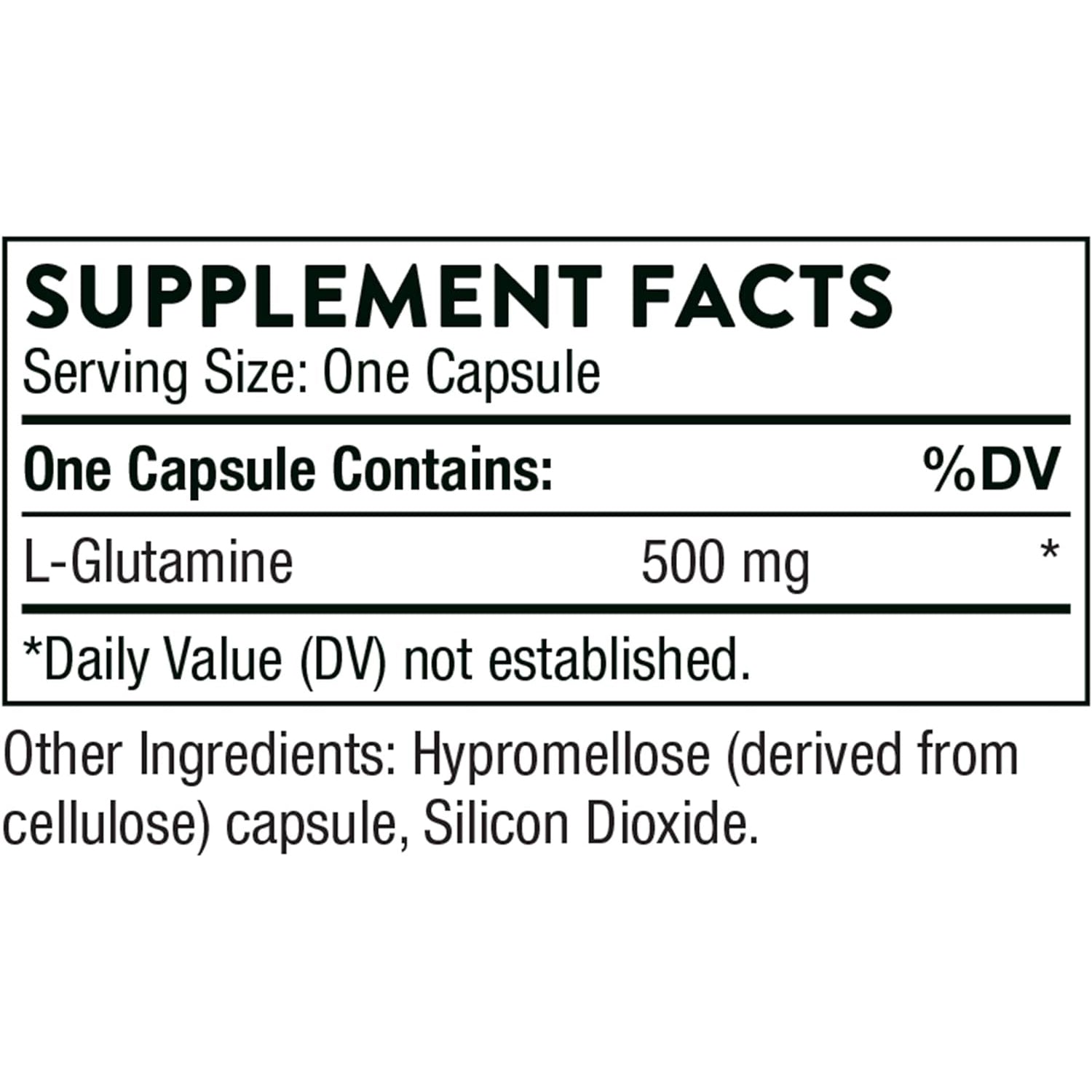 Thorne Research - L-Glutamine - Amino Acid Supplement for GI Health and Immune Function - 90 Capsules
