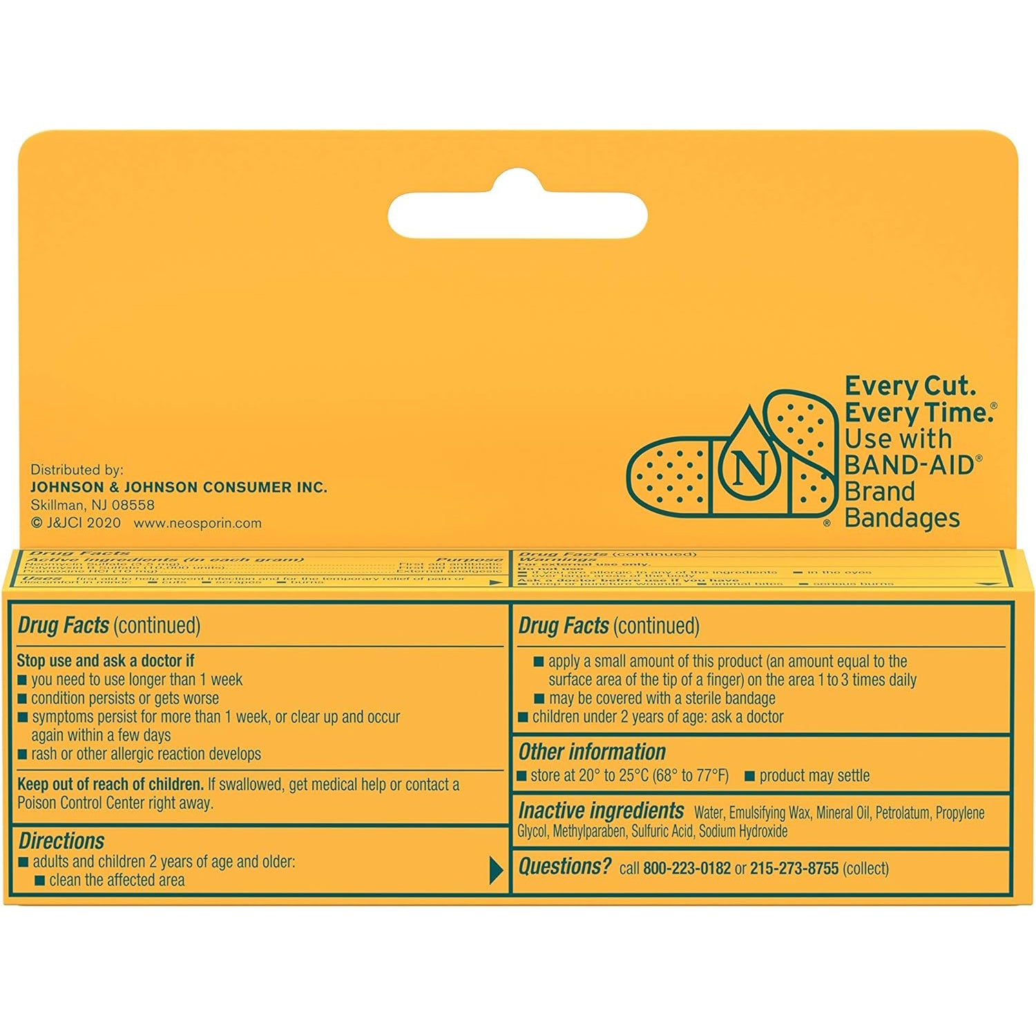 Neosporin First Aid Antibiotic Cream Maximum Strength Pain Relief, 1-Ounce