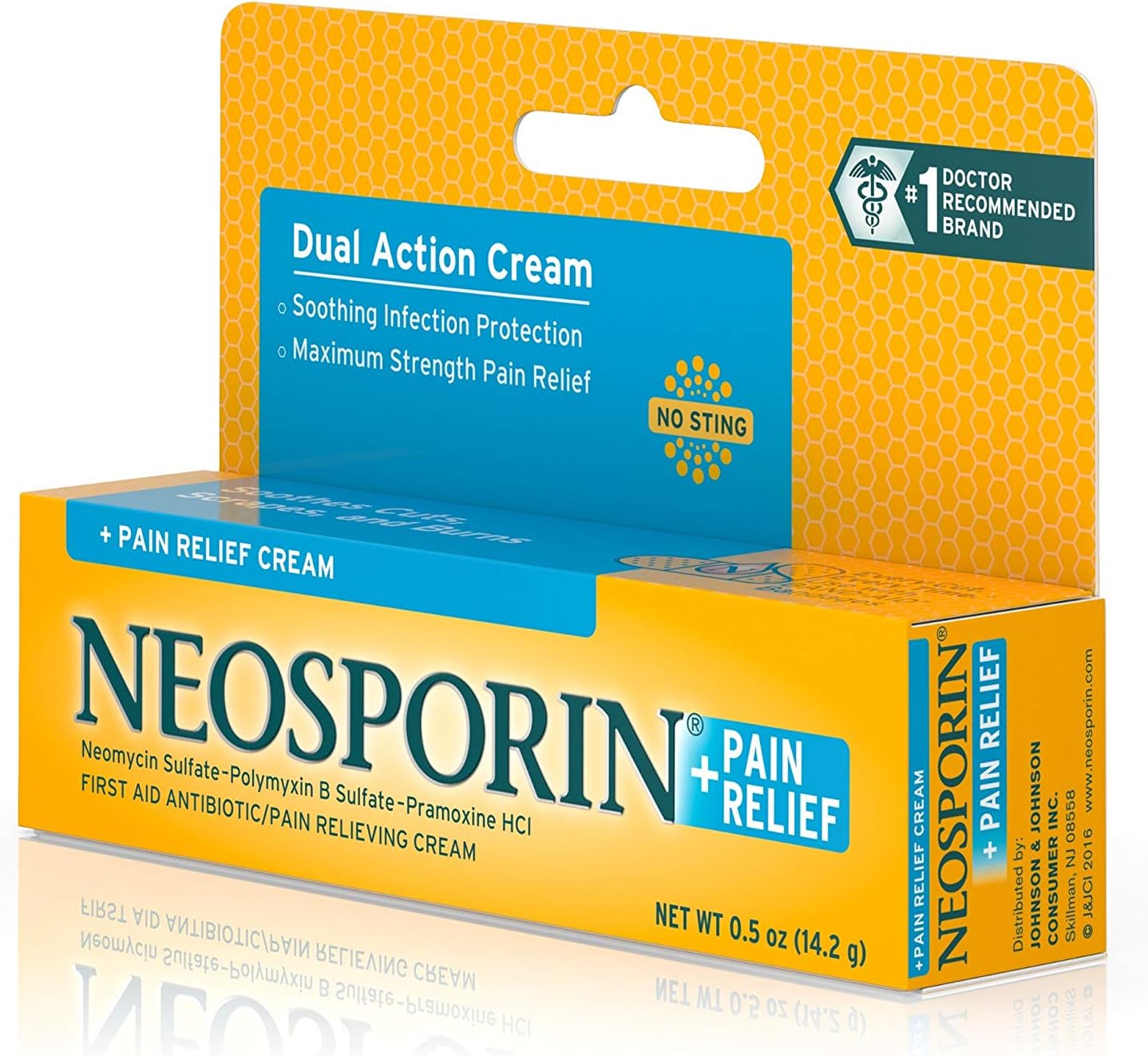 Neosporin + Pain Relief Dual Action Cream, .5 Oz