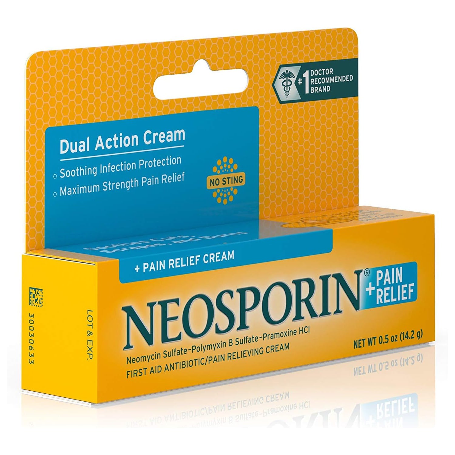Neosporin + Pain Relief Dual Action Cream, .5 Oz