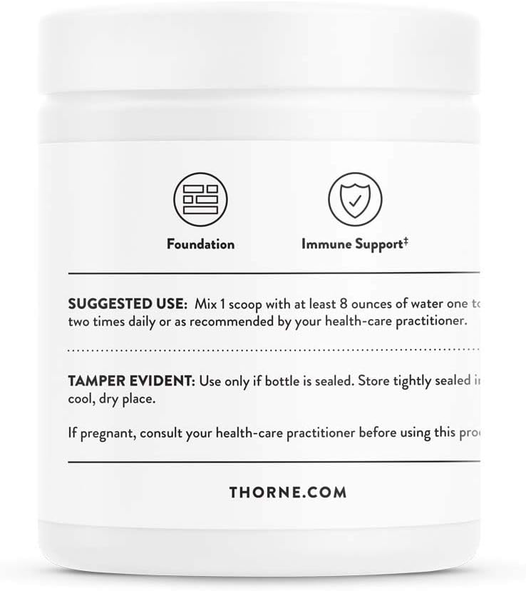 Thorne Research - Buffered C Powder - Vitamin C Supplement with Calcium, Magnesium, and Potassium - 240ml (231 g)