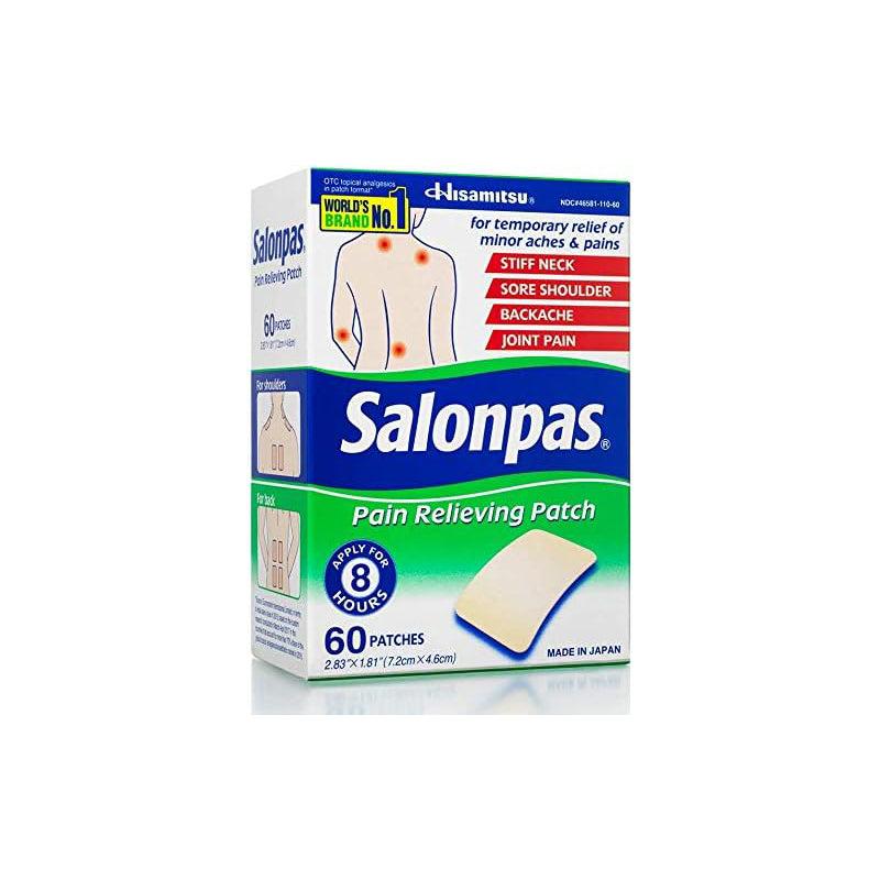 Salonpas Pain Relieving Patches, 60 Count