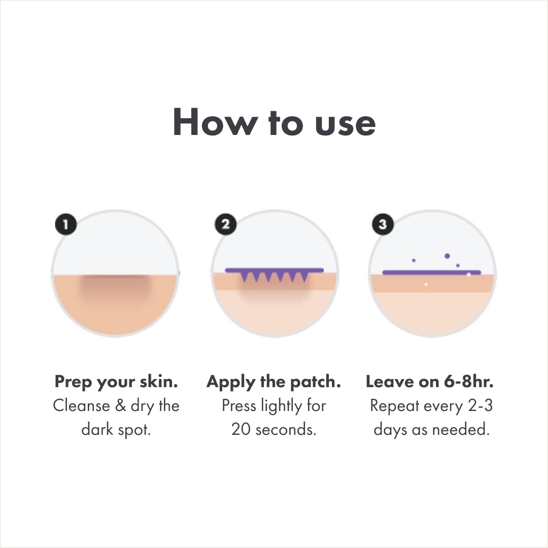 Mighty Patch Micropoint for Dark Spots - Hydrocolloid Post-pimple Dark Spot Brightening Patch (6 Patches)