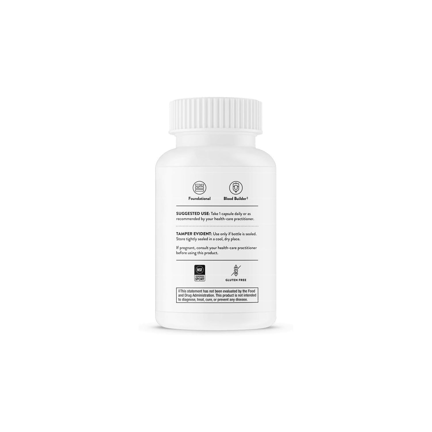 Thorne Research - Iron Bisglycinate - 25 mg - Optimal Absorption - Support Red Blood Cell Formation - Fight Fatigue and Other Symptoms of Iron Deficiency - Gluten-Free - 60 Capsules