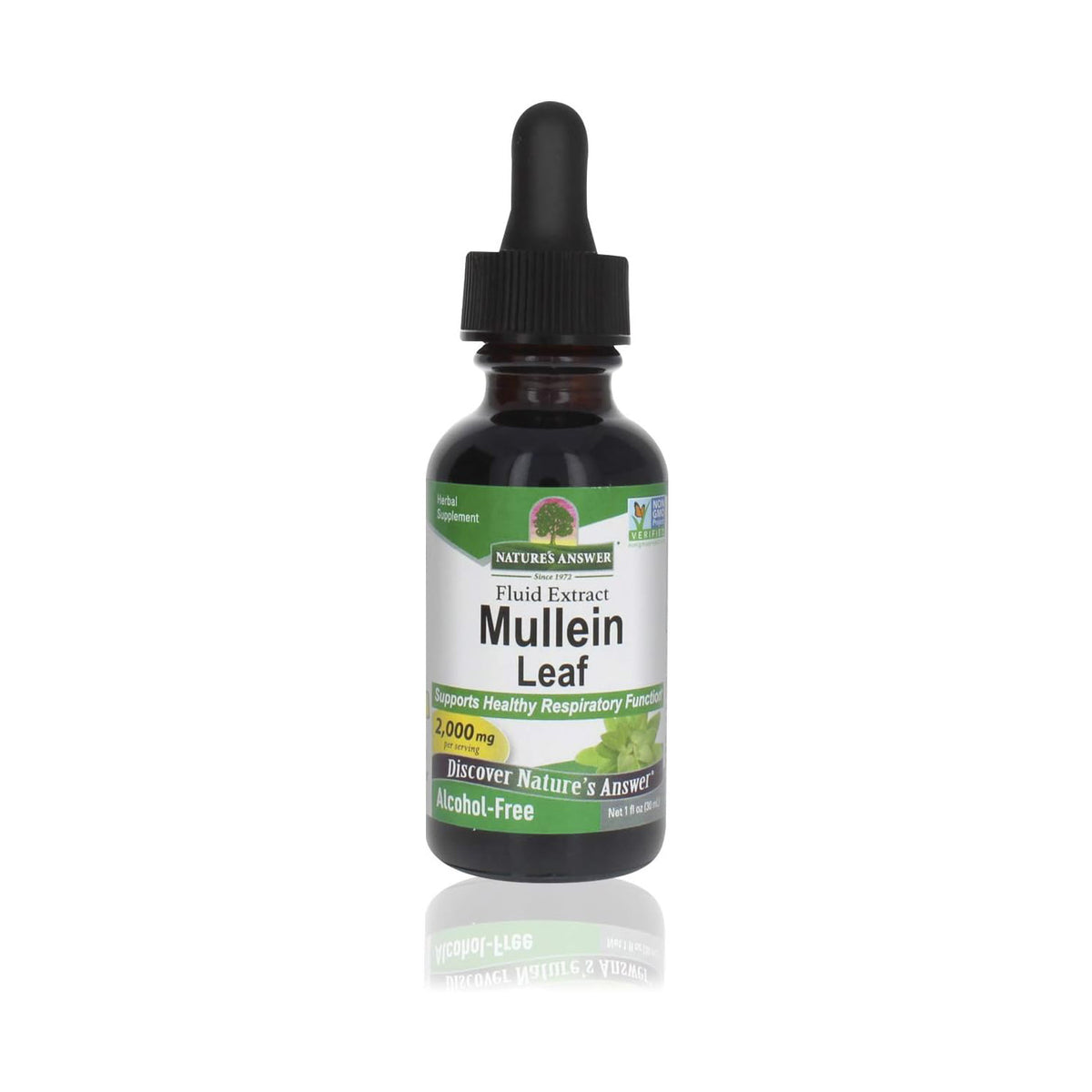 Nature's Answer Natures' Answer Alcohol-Free Mullein Leaf, 1-Fluid Ounce