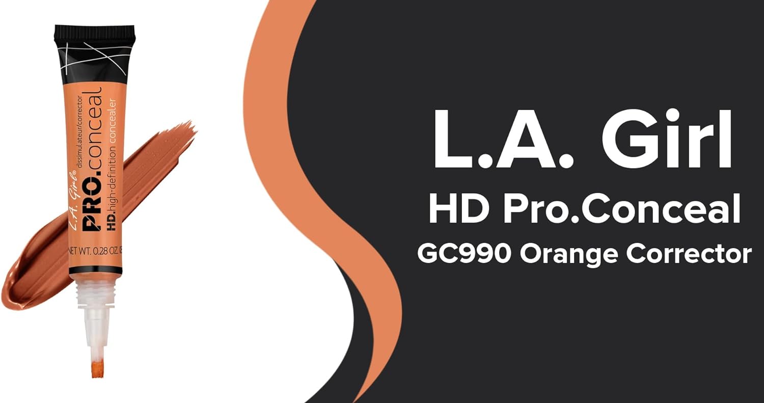 L.A. Girl Pro Conceal HD Concealer,10ml (Orange Corrector)
