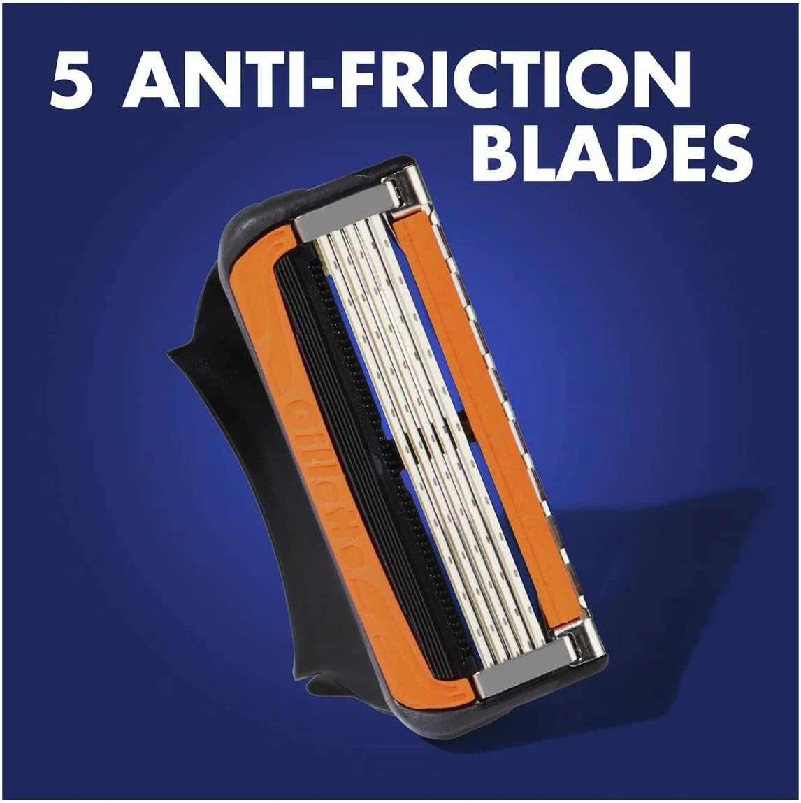 Gillette Men's ProGlide 5 FlexBall Power Razor Blades Value Pack with 8 Cartridges