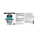 Source Naturals Magnesium Malate 625mg Per Serving Essential Magnesium Malic Acid Supplement - 200 Capsules