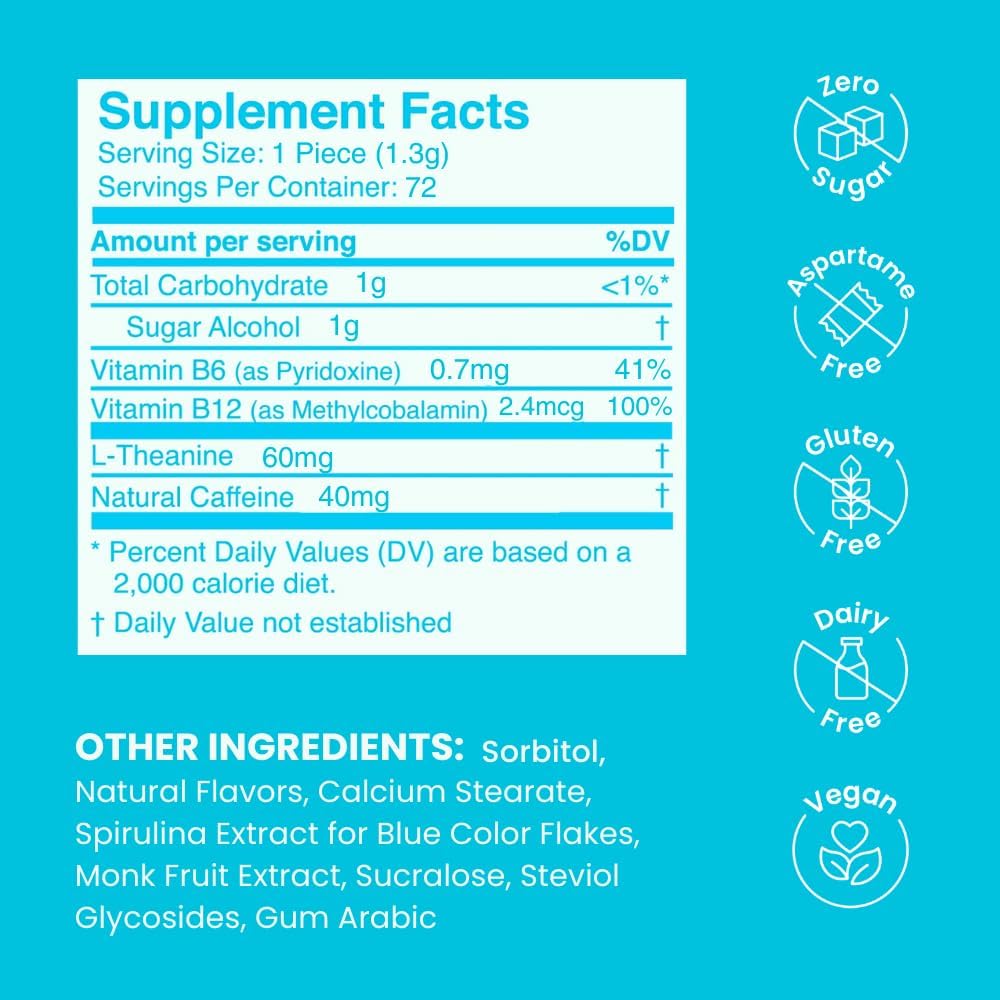 NeuroGum, NeuroMints, Energy & Focus, Peppermint, 90 Pieces