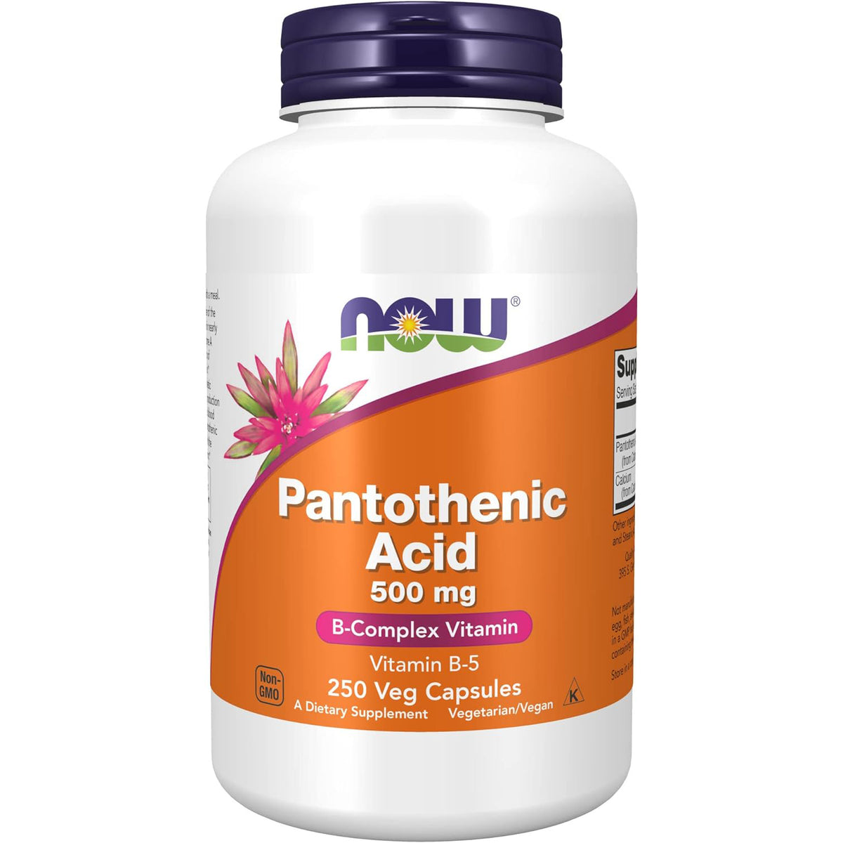 NOW Pantothenic Acid 500 mg,250 Capsules