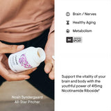 Thorne Research - NiaCel 400 - Supports Healthy Aging with Betaine Anhydrous and Nicotinamide Riboside - 60 Capsules - 400 mg (2 Months  1 Bottle)