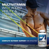 GAT Mens Multi + Test, Premium Multivitamin and Complete Testosterone Boosting Support with Tribulus Terristis, 60 Tablets30 Servings