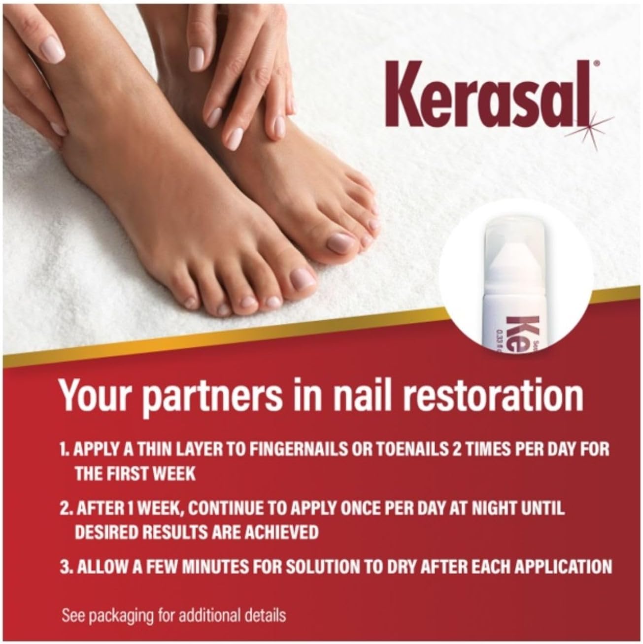 Kerasal Fungal Nail Renewal - Visible results start in just 1 week, 10ml