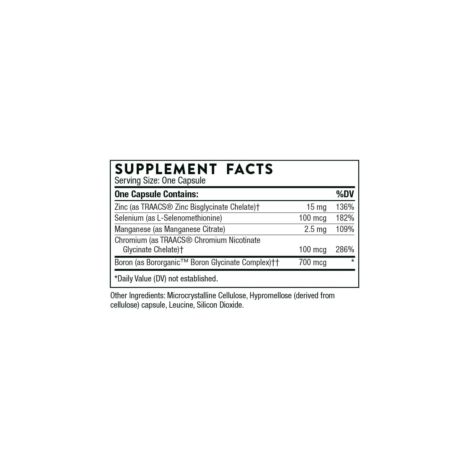 Thorne Research - Trace Minerals - Complete Trace Mineral Complex - 90 Capsules