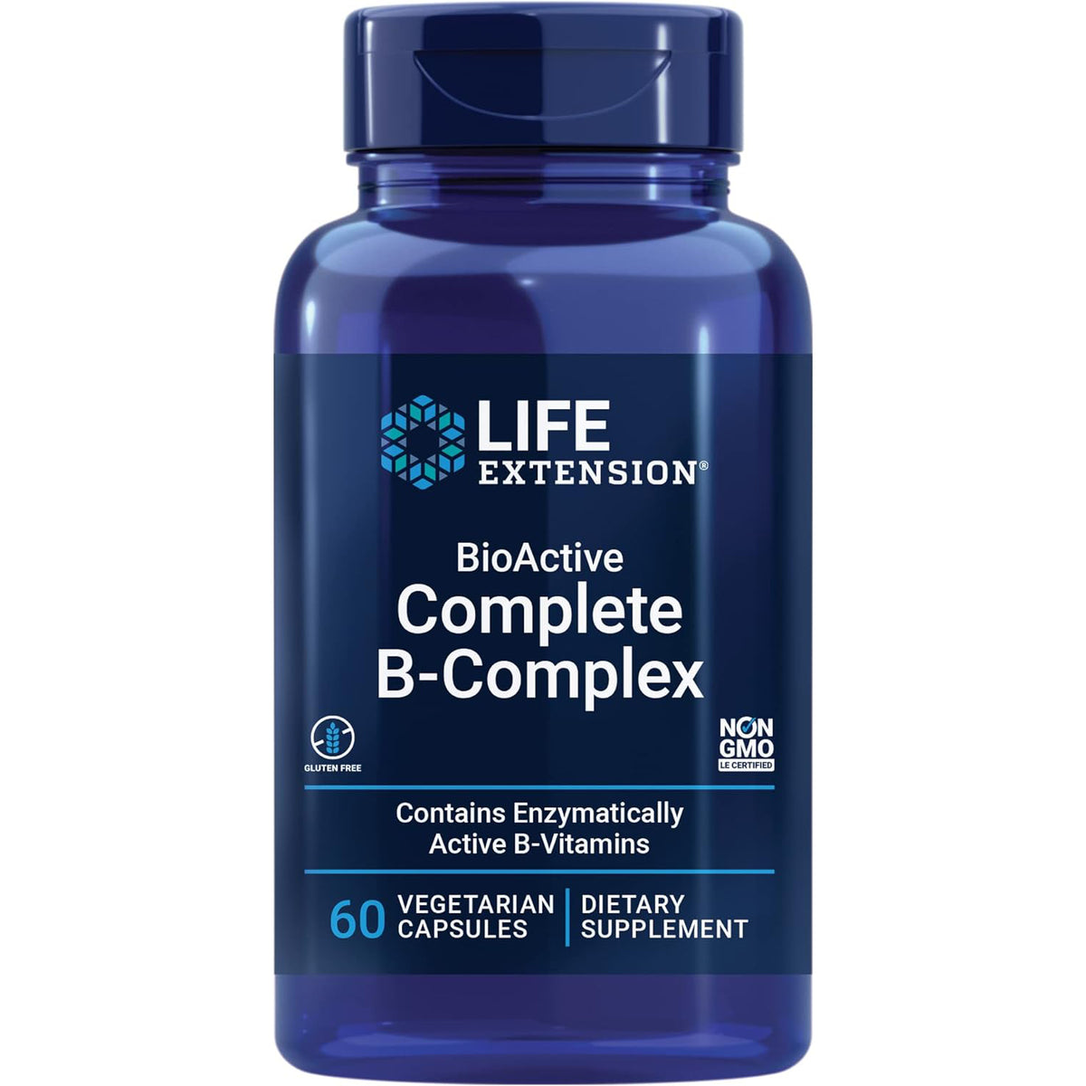 Life Extension Bio Active Complete B Complex 60 Veg Caps