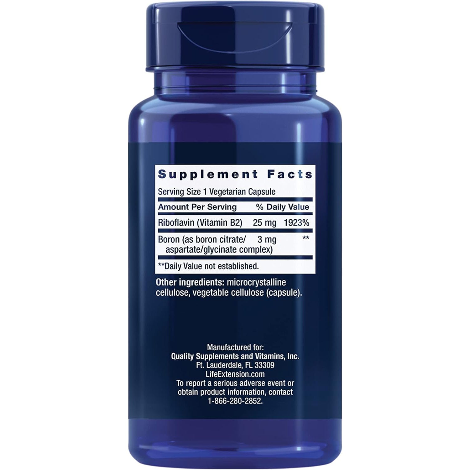 Life Extension, Boron, 3 mg, 100 Vegetarian Capsules