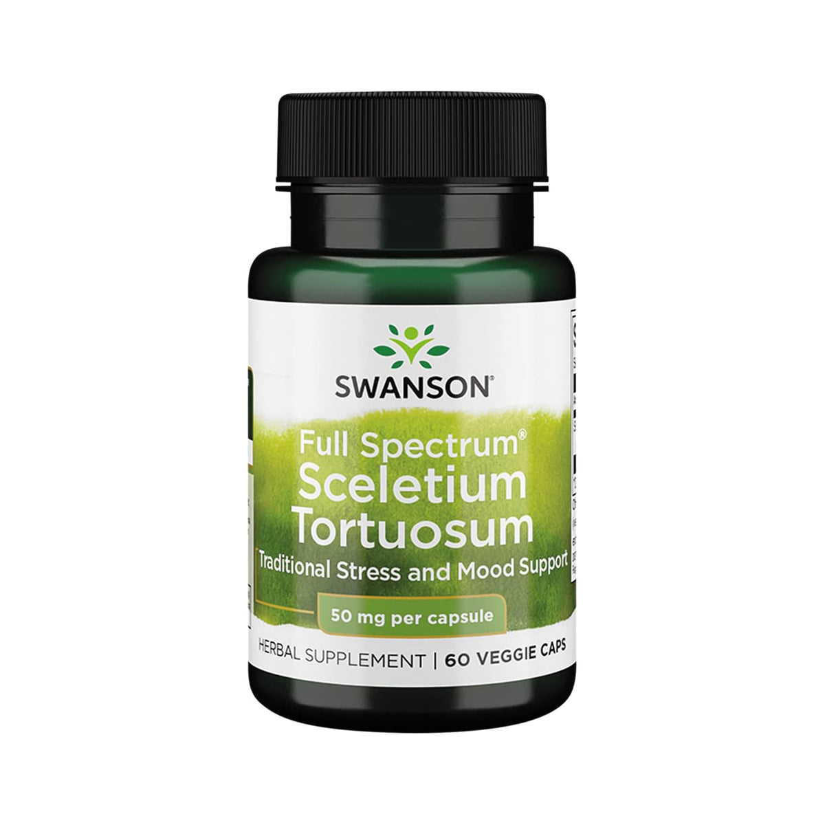 Swanson Full Spectrum Sceletium Tortuosum 50 Milligrams 60 Veg Capsules