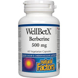 Natural Factors WellBetX Berberine 500 mg 60 Veggie Caps