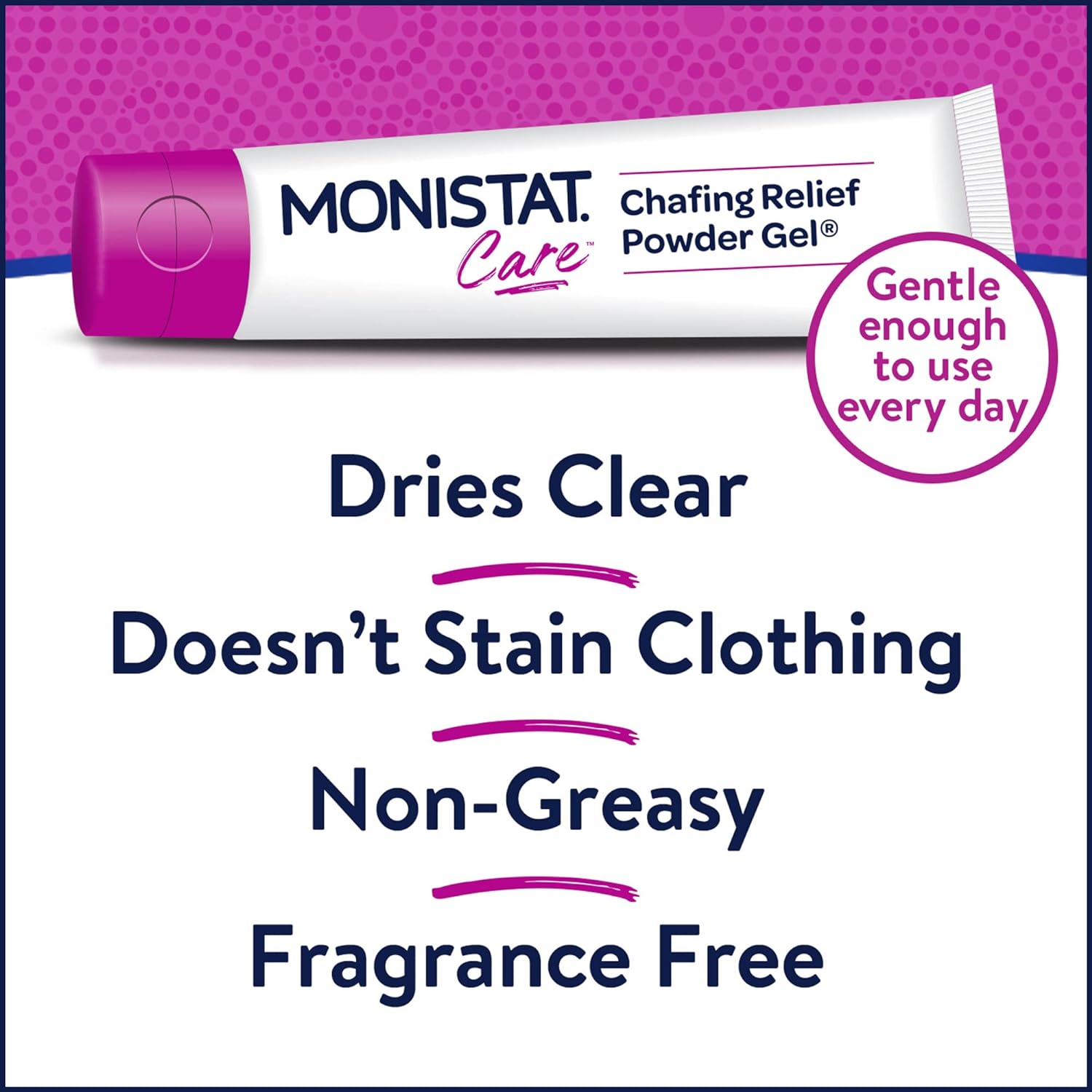 MONISTAT Complete Care Chafing Relief Powder Gel 1.5 oz