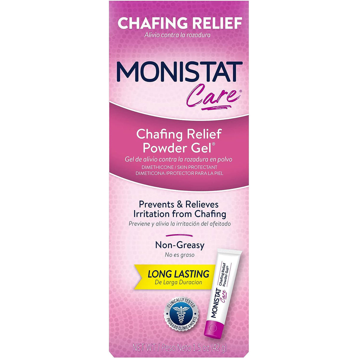 MONISTAT Complete Care Chafing Relief Powder Gel 1.5 oz