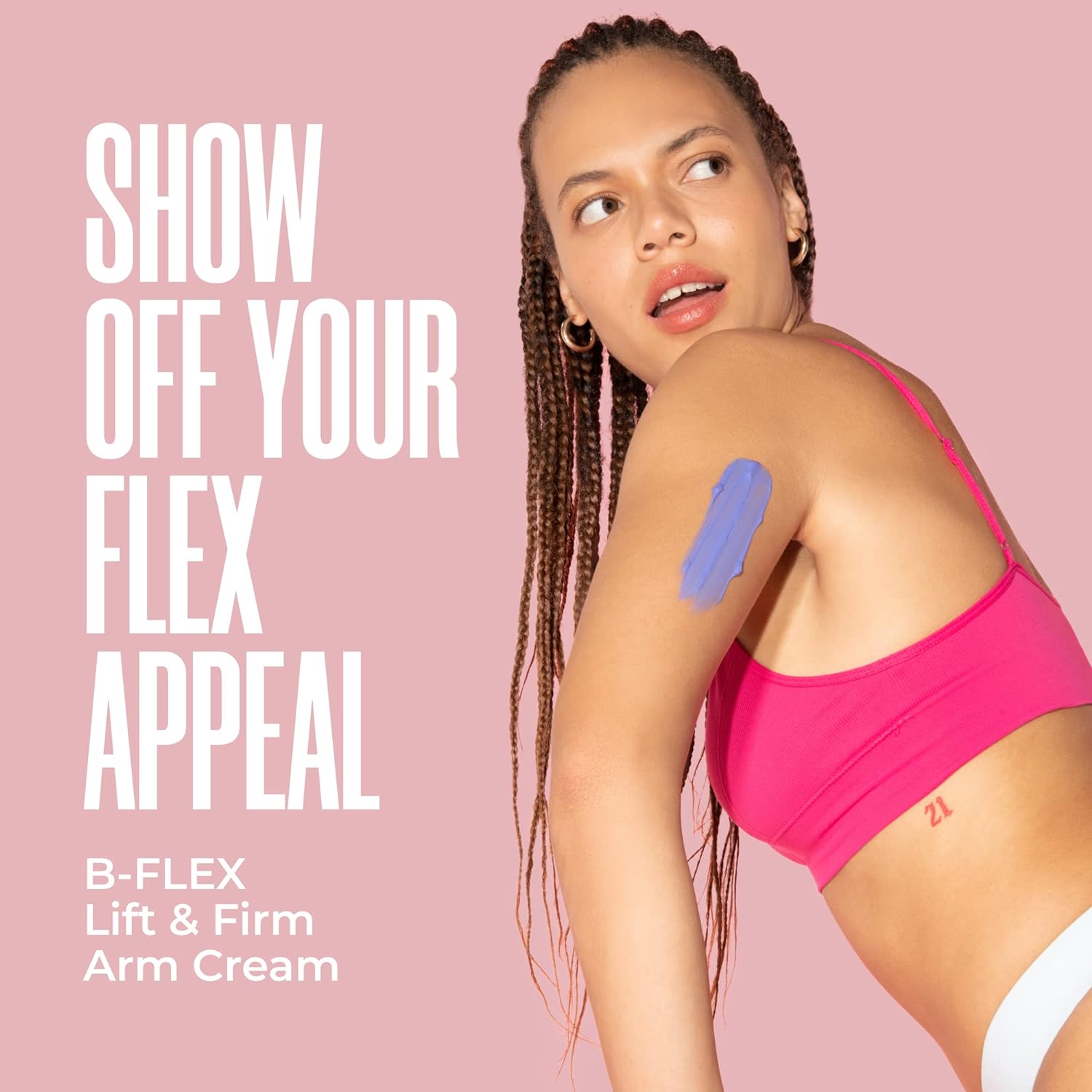 MAELYS B-FLEX Lift and Firm Arm Cream, 100ml Purple