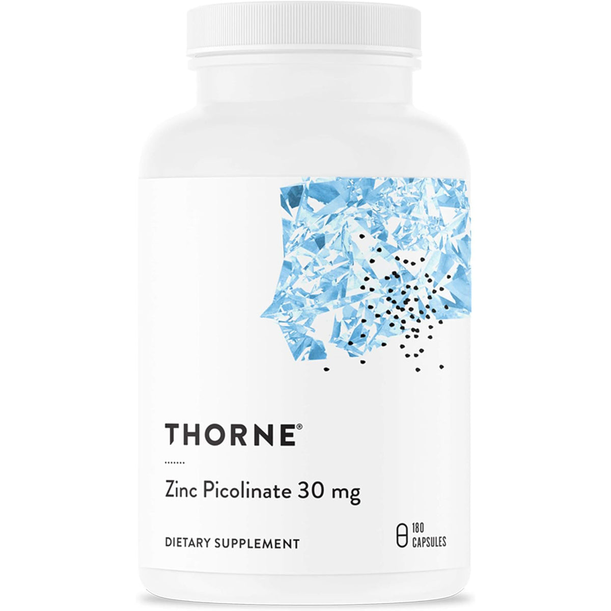 Thorne Research - Zinc Picolinate 30 mg - Well-Absorbed Zinc Supplement for Immune Function - 180 Capsules