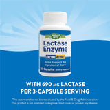 Nature's Way Lactase formula, Enzyme Active, 100 Capsules