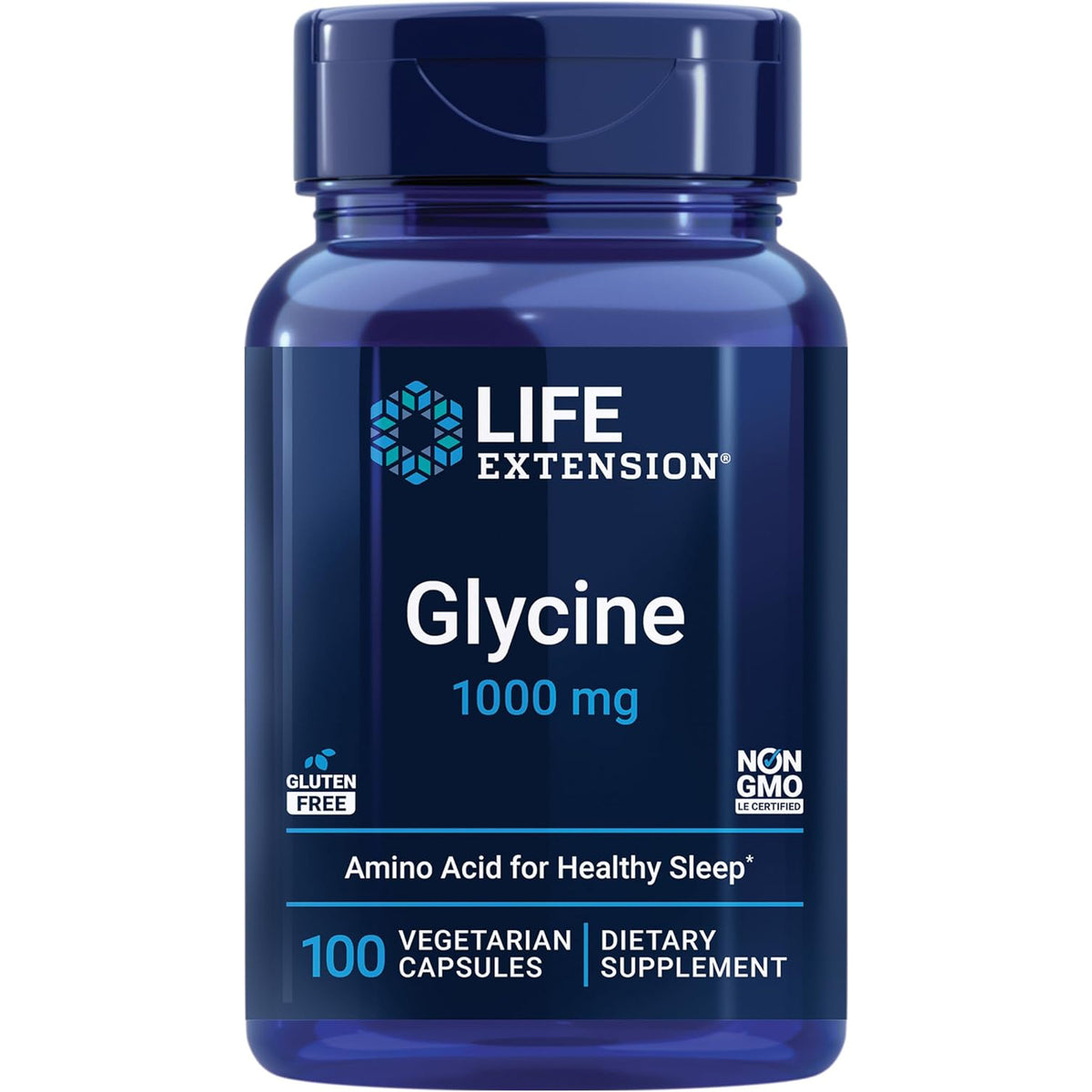 Life Extension - Glycine 1000 mg. - 100 Vegetarian Capsules