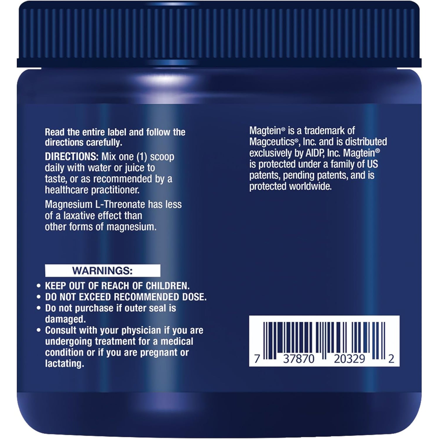 Life Extension Neuro-Mag Magnesium Threonate, Tropical Punch, 3.293 Ounce