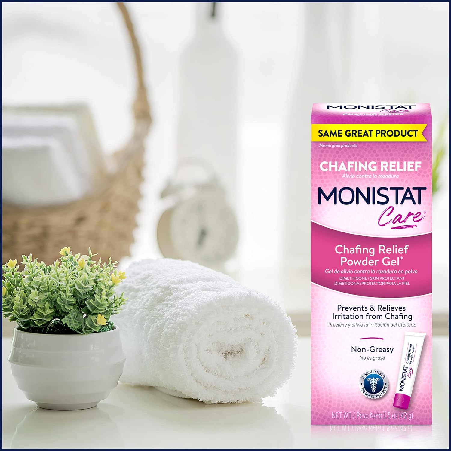 MONISTAT Complete Care Chafing Relief Powder Gel 1.5 oz