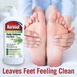 Kerasal Daily Defense Foot Wash, Daily Cleanser for Feet, 12 fl oz