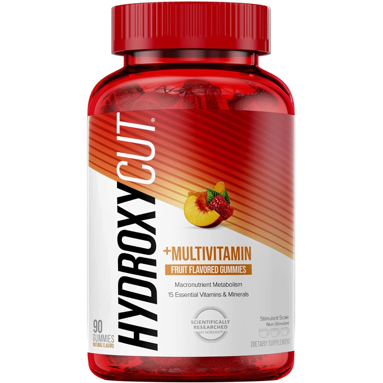 Hydroxycut Gummies, America's Number 1 Selling Weight Loss Brand, Non-Stimulant Weight Loss, Great Tasting Mixed Fruit, 90 Count
