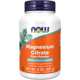 NOW Magnesium Citrate Pure Powder, 8-Ounce