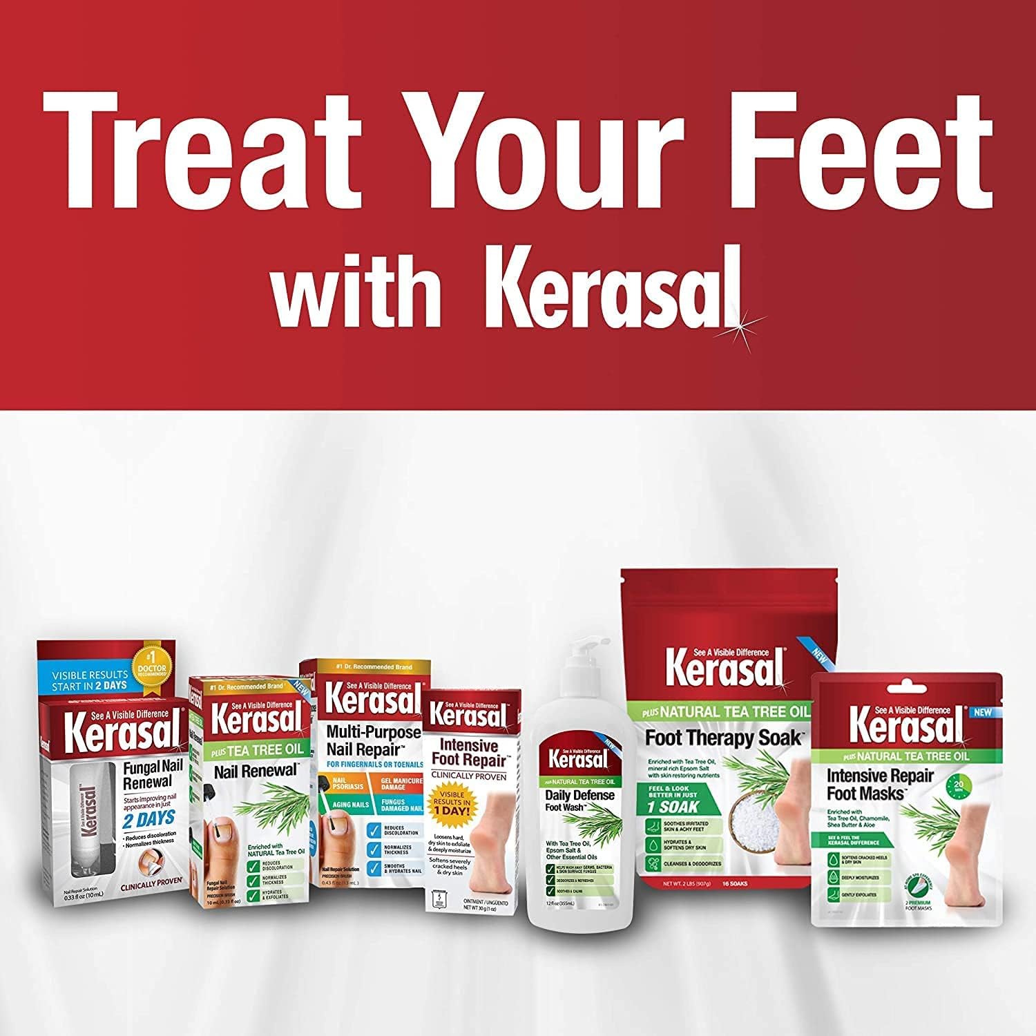 Kerasal Daily Defense Foot Wash, Daily Cleanser for Feet, 12 fl oz