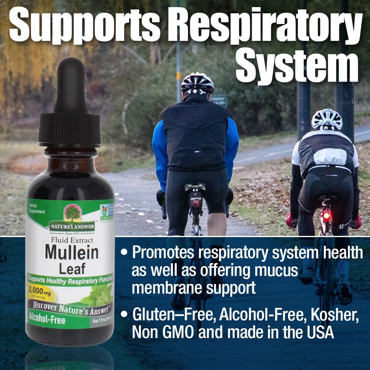 Nature's Answer Natures' Answer Alcohol-Free Mullein Leaf, 1-Fluid Ounce