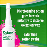 Debrox Earwax Removal Aid Drops  Safely and Gently Cleanses Ear  0.5 FL OZ
